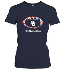 NFL Oklahoma Sooners Football And Christmas Lights Women's T-Shirt Women's T-Shirt - jonhlittlestore88