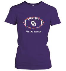 NFL Oklahoma Sooners Football And Christmas Lights Women's T-Shirt Women's T-Shirt - jonhlittlestore88
