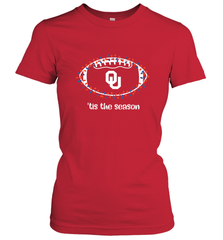 NFL Oklahoma Sooners Football And Christmas Lights Women's T-Shirt Women's T-Shirt - jonhlittlestore88