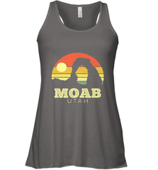 Moab Utah Vintage Sunset Arches Adventure Outdoors Women's Racerback Tank Women's Racerback Tank - jonhlittlestore88