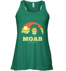 Moab Utah Vintage Sunset Arches Adventure Outdoors Women's Racerback Tank Women's Racerback Tank - jonhlittlestore88