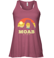 Moab Utah Vintage Sunset Arches Adventure Outdoors Women's Racerback Tank Women's Racerback Tank - jonhlittlestore88