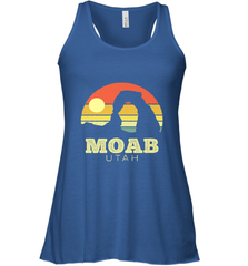 Moab Utah Vintage Sunset Arches Adventure Outdoors Women's Racerback Tank Women's Racerback Tank - jonhlittlestore88