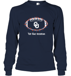 NFL Oklahoma Sooners Football And Christmas Lights Long Sleeve T-Shirt