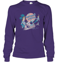 Disney Peter Pan Distressed Mermaid Lagoon Long Sleeve T-Shirt Long Sleeve T-Shirt - jonhlittlestore88