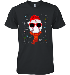 St. Louis Cardinals Logo Christmas Baseball Player Glasses Santa Hat Pajama Gift Men's Premium T-Shirt Men's Premium T-Shirt - jonhlittlestore88