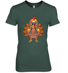 Cool Turkey Football Feathers Funny Thanksgiving Sports Gift Women's Premium T-Shirt Women's Premium T-Shirt - jonhlittlestore88