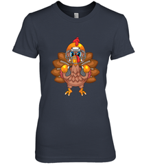 Cool Turkey Football Feathers Funny Thanksgiving Sports Gift Women's Premium T-Shirt Women's Premium T-Shirt - jonhlittlestore88