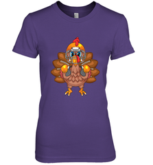 Cool Turkey Football Feathers Funny Thanksgiving Sports Gift Women's Premium T-Shirt Women's Premium T-Shirt - jonhlittlestore88