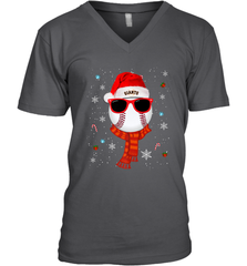 San Francisco Giants Logo Logo Christmas Baseball Player Glasses Santa Hat Pajama Gift Men's V-Neck Men's V-Neck - jonhlittlestore88