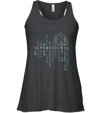 Supernatural For Men Woman Women's Racerback Tank Women's Racerback Tank / Black / XS Women's Racerback Tank - jonhlittlestore88