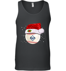 Tampa Bay Rays Logo Baseball Ball Christmas Santa Hat Xmas Sport Funny Snow Men's Tank Top