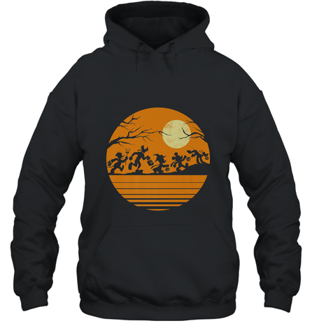 Disney Mickey Mouse and Friends Halloween Hooded Sweatshirt Hooded Sweatshirt / Black / S Hooded Sweatshirt - jonhlittlestore88