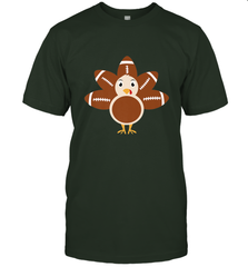 Funny Football Turkey Fall Thanksgiving Football Men's T-Shirt Men's T-Shirt - jonhlittlestore88