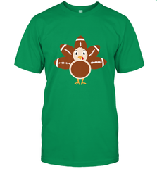 Funny Football Turkey Fall Thanksgiving Football Men's T-Shirt Men's T-Shirt - jonhlittlestore88