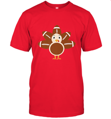 Funny Football Turkey Fall Thanksgiving Football Men's T-Shirt Men's T-Shirt - jonhlittlestore88