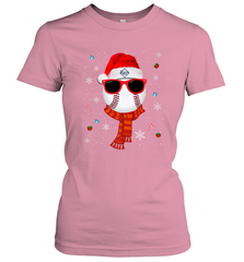 Tampa Bay Rays LogoChristmas Baseball Player Glasses Santa Hat Pajama Gift Women's T-Shirt Women's T-Shirt - jonhlittlestore88