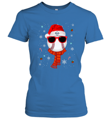 Tampa Bay Rays LogoChristmas Baseball Player Glasses Santa Hat Pajama Gift Women's T-Shirt Women's T-Shirt - jonhlittlestore88