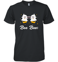 Funny Wine Boo Bees Couples Halloween Matching Couple Gift Men's Premium T-Shirt