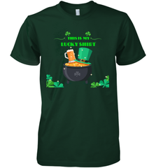 This is my lucky shirt on St Patricks Day Men's Premium T-Shirt Men's Premium T-Shirt - jonhlittlestore88
