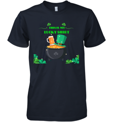 This is my lucky shirt on St Patricks Day Men's Premium T-Shirt Men's Premium T-Shirt - jonhlittlestore88