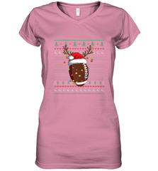 NFL Ugly Christmas Sweater Football Christmas Funny Kids Boys Women's V-Neck T-Shirt Women's V-Neck T-Shirt - jonhlittlestore88