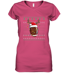 NFL Ugly Christmas Sweater Football Christmas Funny Kids Boys Women's V-Neck T-Shirt Women's V-Neck T-Shirt - jonhlittlestore88