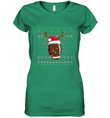 NFL Ugly Christmas Sweater Football Christmas Funny Kids Boys Women's V-Neck T-Shirt Women's V-Neck T-Shirt - jonhlittlestore88