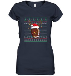 NFL Ugly Christmas Sweater Football Christmas Funny Kids Boys Women's V-Neck T-Shirt
