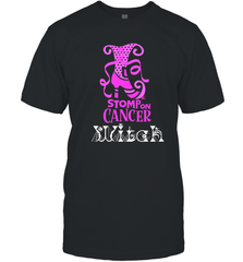 Stomp On Cancer Witch High Heel Breast Cancer Halloween Men's T-Shirt Men's T-Shirt - jonhlittlestore88
