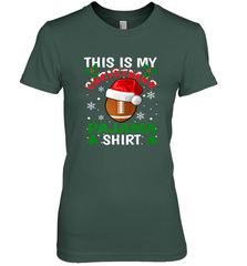 NFL This Is My Football Christmas Pajama Gift Football Lover Women's Premium T-Shirt Women's Premium T-Shirt - jonhlittlestore88
