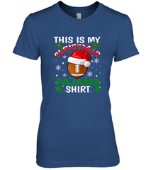 NFL This Is My Football Christmas Pajama Gift Football Lover Women's Premium T-Shirt Women's Premium T-Shirt - jonhlittlestore88
