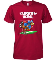 Cool Turkey Bowl _ Funny Thanksgiving Football Player Gift Men's Premium T-Shirt Men's Premium T-Shirt - jonhlittlestore88