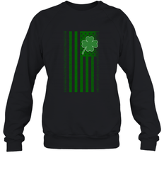 Lucky St. Patrick's Day Irish American Flag T Shirt Crewneck Sweatshirt