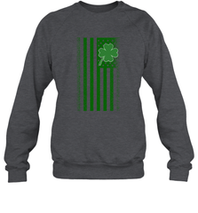 Lucky St. Patrick's Day Irish American Flag T Shirt Crewneck Sweatshirt Crewneck Sweatshirt - jonhlittlestore88