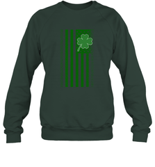 Lucky St. Patrick's Day Irish American Flag T Shirt Crewneck Sweatshirt Crewneck Sweatshirt - jonhlittlestore88
