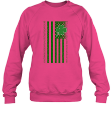 Lucky St. Patrick's Day Irish American Flag T Shirt Crewneck Sweatshirt Crewneck Sweatshirt - jonhlittlestore88