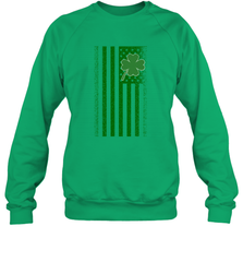 Lucky St. Patrick's Day Irish American Flag T Shirt Crewneck Sweatshirt Crewneck Sweatshirt - jonhlittlestore88
