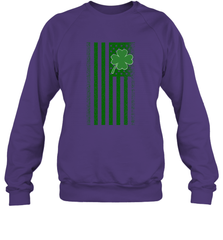 Lucky St. Patrick's Day Irish American Flag T Shirt Crewneck Sweatshirt Crewneck Sweatshirt - jonhlittlestore88