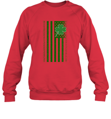 Lucky St. Patrick's Day Irish American Flag T Shirt Crewneck Sweatshirt Crewneck Sweatshirt - jonhlittlestore88