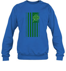 Lucky St. Patrick's Day Irish American Flag T Shirt Crewneck Sweatshirt Crewneck Sweatshirt - jonhlittlestore88