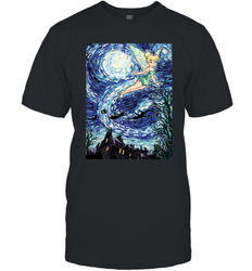 Disney Peter Pan Tinker Bell Starry Night Portrait Men's T-Shirt