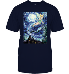 Disney Peter Pan Tinker Bell Starry Night Portrait Men's T-Shirt