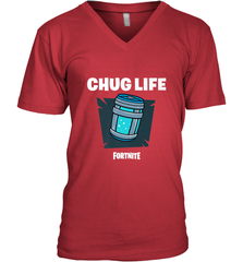 Fortnite Chug Life Men's V-Neck Men's V-Neck - jonhlittlestore88