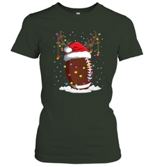 NFL Christmas Football Reindeer Funny Santa Hat Xmas Kids Gift Women's T-Shirt Women's T-Shirt - jonhlittlestore88