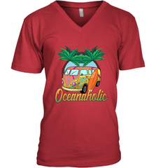 Retro Surfer Love Surfing Beach Party Tropical Vacay Men's V-Neck Men's V-Neck - jonhlittlestore88
