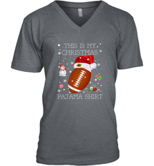 NFL This Is My Christmas Pajama Shirt  Football christmas ugly Men's V-Neck Men's V-Neck - jonhlittlestore88