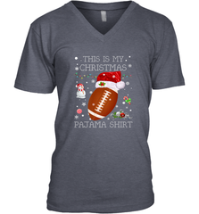 NFL This Is My Christmas Pajama Shirt  Football christmas ugly Men's V-Neck Men's V-Neck - jonhlittlestore88