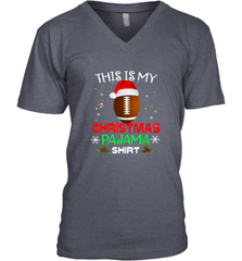 NFL This Is My Christmas Pajama Shirt  Gift For Football Lover Men's V-Neck Men's V-Neck - jonhlittlestore88