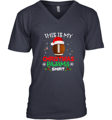 NFL This Is My Christmas Pajama Shirt  Gift For Football Lover Men's V-Neck Men's V-Neck - jonhlittlestore88